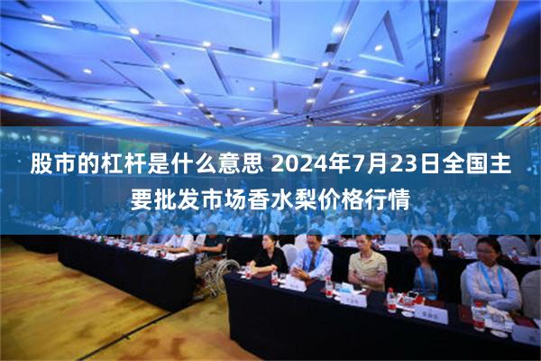 股市的杠杆是什么意思 2024年7月23日全国主要批发市场香水梨价格行情